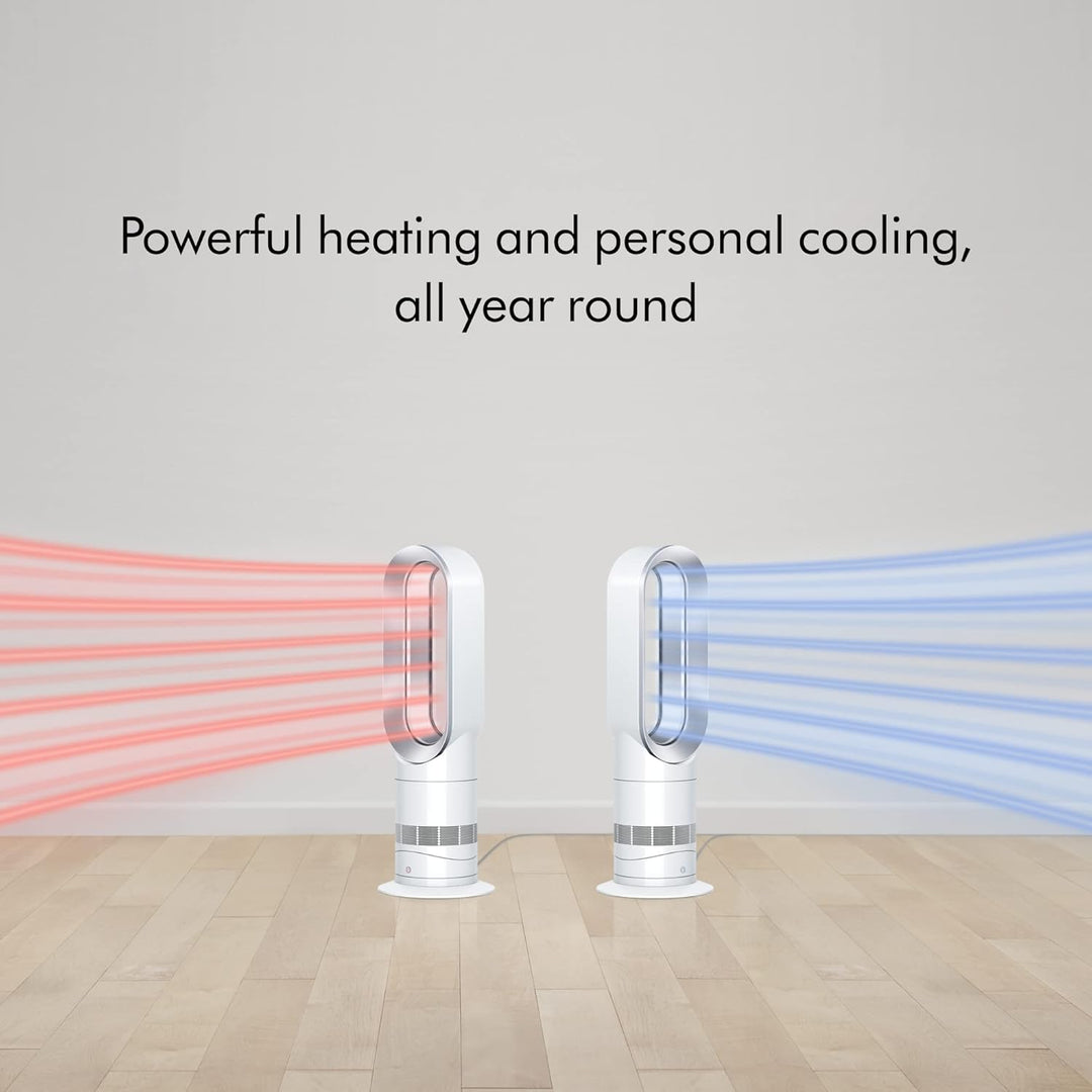 Dyson Hot+Cool™ AM09 Jet Focus Heater and Fan, White/Silver