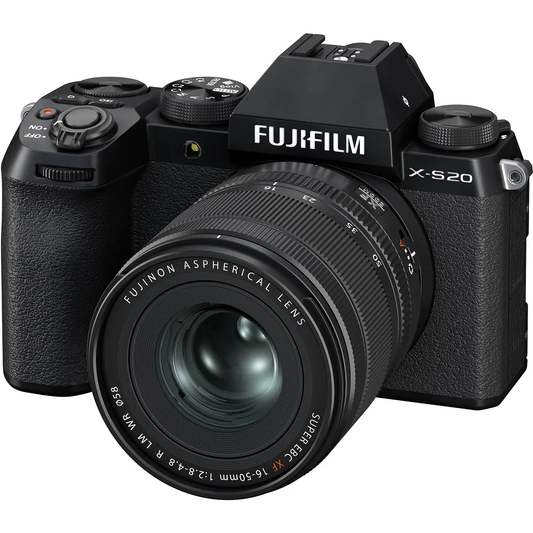 Cámara Fujifilm X-S20 Mirrorless 4K con Lente XF 16-50mm