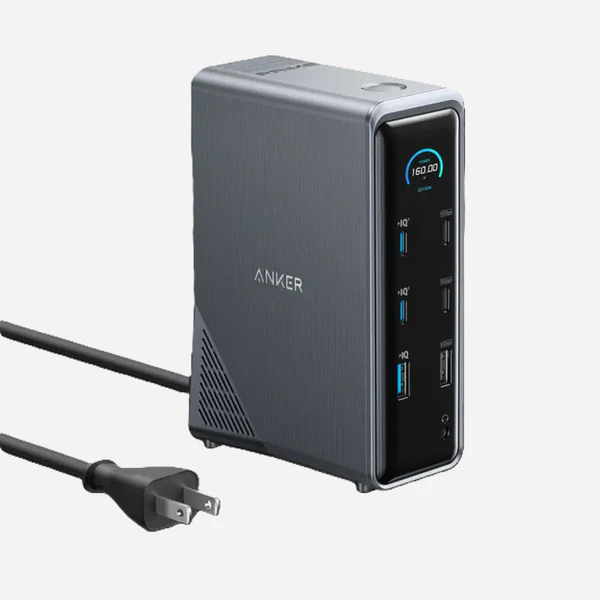 Anker Prime Docking Station 14 Puertos con 160W para Pantallas Dual 4K