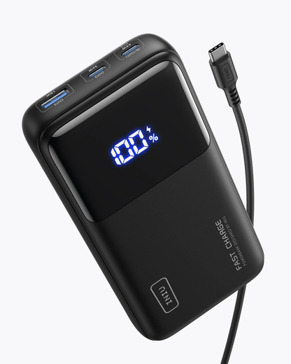 Power Bank INIU B62 20.000mAh 65W con Soporte y Carga Rápida
