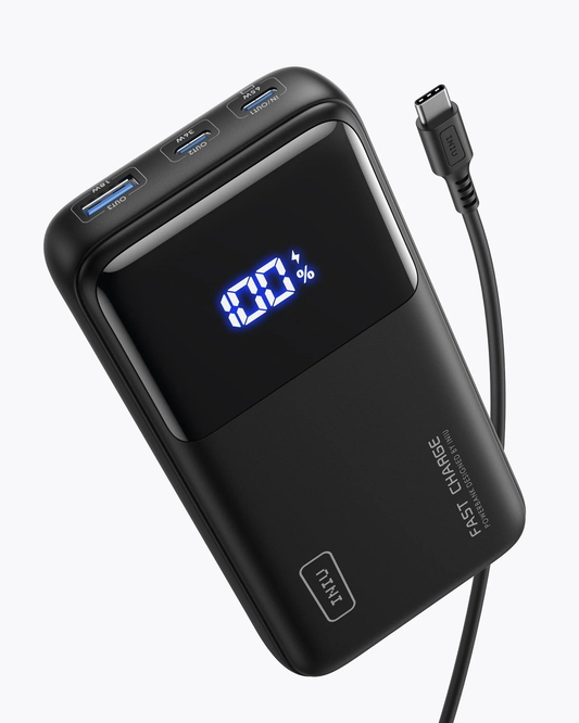 Power Bank INIU B62 20.000mAh 65W con Soporte y Carga Rápida
